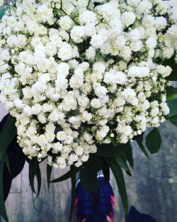 bouquet de mariée gypsophile
